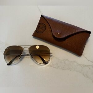 Gold Aviator Ray Bans